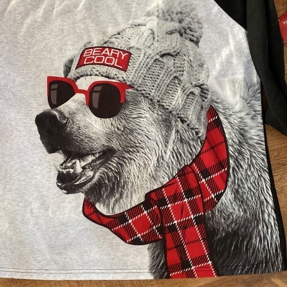 NWT Pjs + Pancakes long sleeve shirt with bear on it. super soft. 2X - Picture 3 of 8